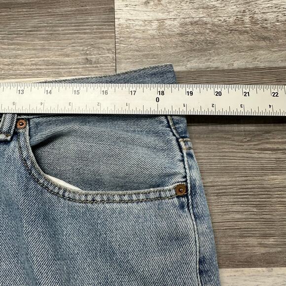 Levis 550 Faded Mid Wash Blue Mens 38x32 Relaxed Fit Straight Leg Jeans Red Tab - Picture 6 of 13